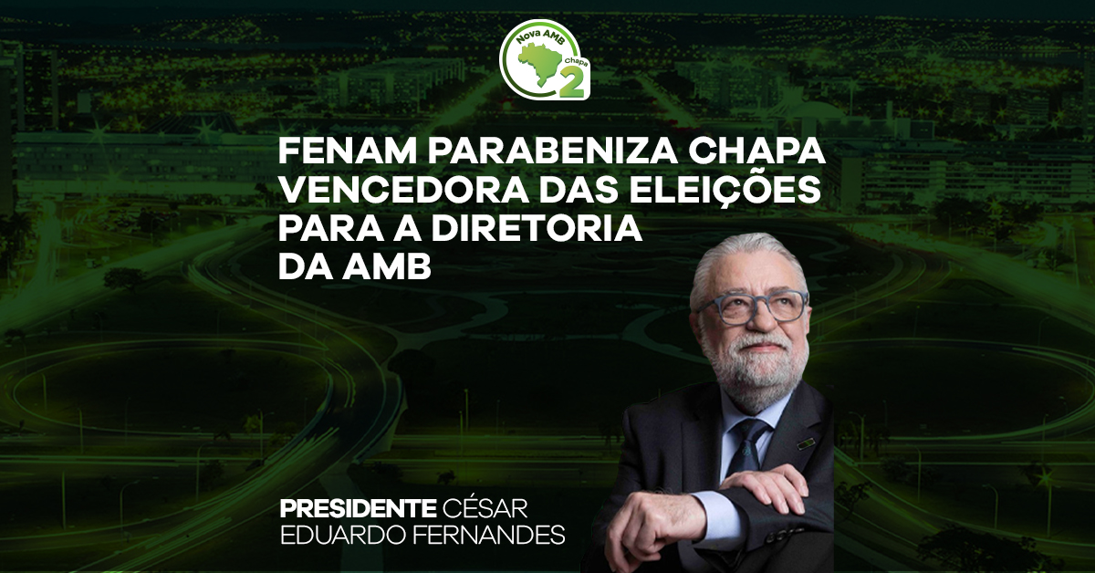 Fenam parabeniza nova diretoria da AMB