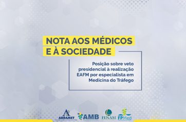 Nota aos médicos e à sociedade