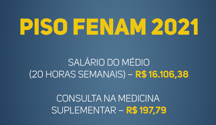 Piso Fenam tem novo valor