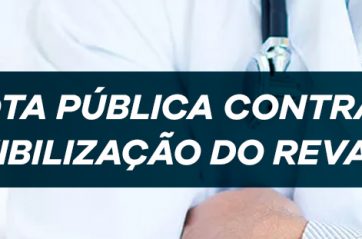 Nota pública contra a flexibilização do Revalida