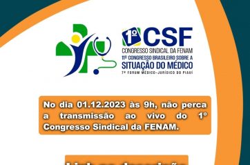 Transmissão ao vivo do 1º Congresso Sindical da FENAM