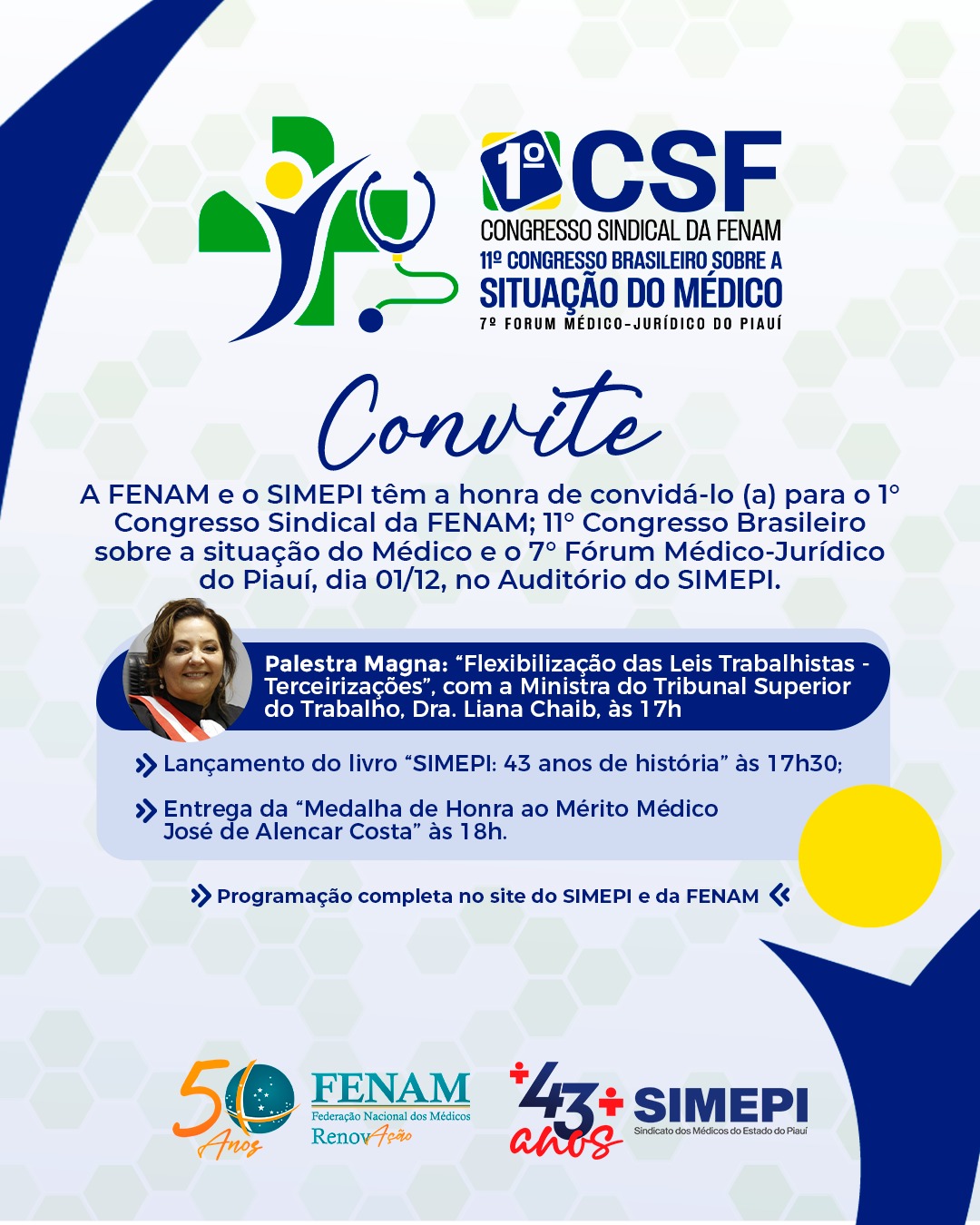 1° CSF – CONGRESSO SINDICAL DA FENAM