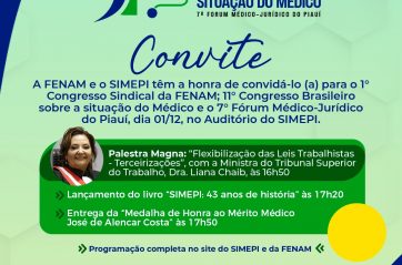 1°Congresso Sindical da FENAM; 11° Congresso Brasileiro sobre a situação do Médico.
