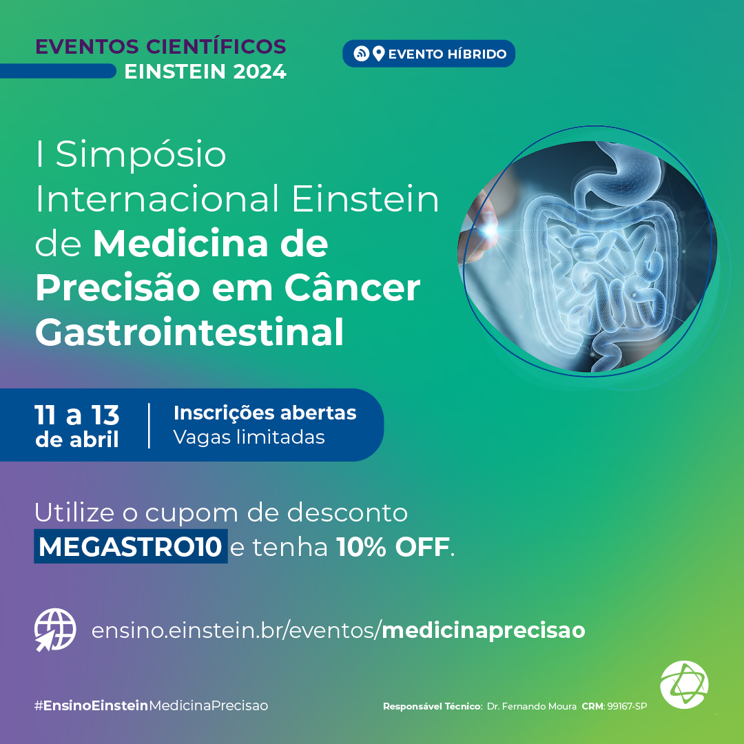 I Simpósio Internacional Einstein de Medicina de Precisão em Câncer Gastrointestinal