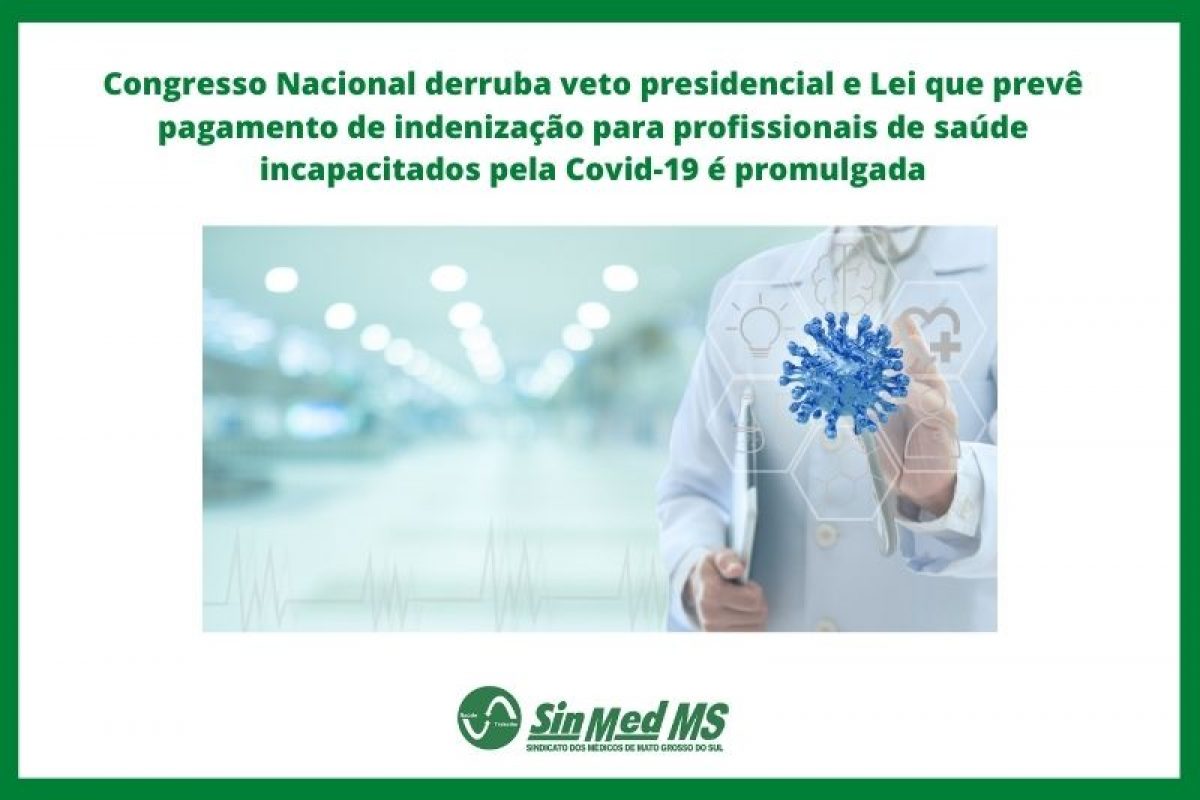 Indenização para profissionais da saúde incapacitados pela Covid-19